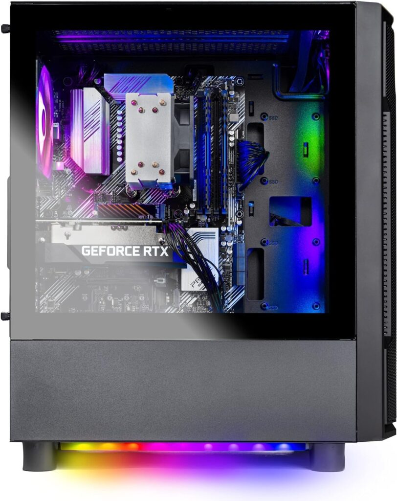 Skytech Shadow Gaming PC, Intel i5 13400F 2.5 GHz (4.6GHz Turbo Boost), NVIDIA RTX 4060 8GB GDDR6X, 2TB SSD, 32GB DDR5 RAM 5200 RGB, 650W Gold PSU, Wi-Fi, Win 11 Home