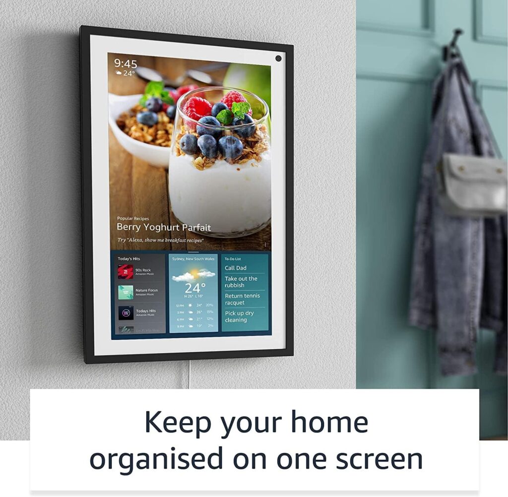 Echo Show 15 | Full HD 15.6 smart display with Alexa and Fire TV built in | Remote included