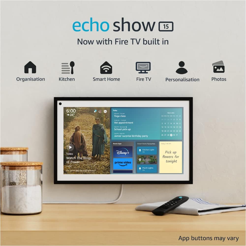 Echo Show 15 | Full HD 15.6″ smart display with Alexa and Fire TV built in review