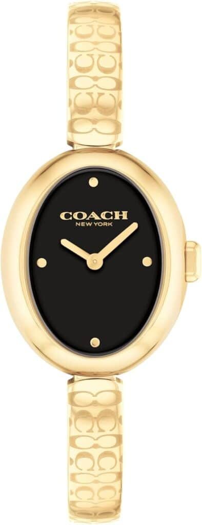 COACH Sammy Womens 2H Quartz Watch - Jewelry-Inspired 22.5mm Bangle Watch - Modern and Elegant Everyday Timepiece - Gift for Her