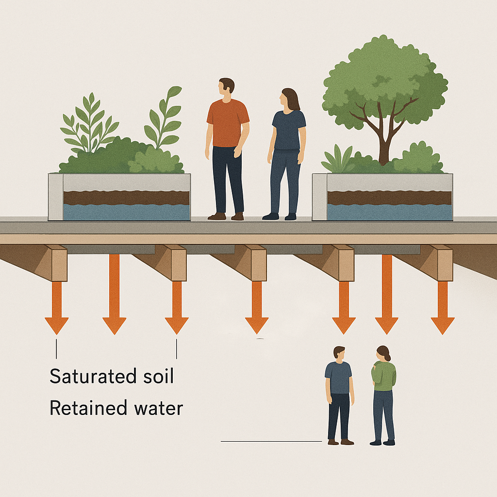 rooftop garden weight load calculator showing total load and weight per square foot